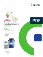 Food Grade Additives - Finar Chemicals