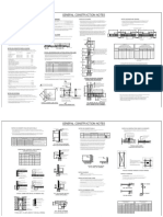 General Construction Notes: Schedule of Minimum Slab Reinforcement