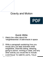 Gravity and Motion