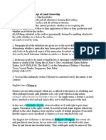 Topic 2: General Concept of Land Ownership