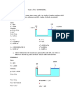 Taller 1 Física Termodinámica