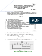 115DU122016 JNTUH Exam Papers