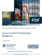 Access Control Technologies Handbook - Homeland Security