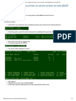 How To Configure The Printer As Server Printer at Both jBASE Level and T24 Level