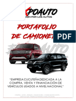 Portafolio de Camionetas ExpoAuto