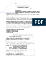 Evaluacion 6°-Matemática +guía