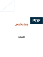 Lexical Analysis