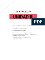 Unidad III. El Corazón. Capítulo 9-13