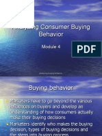 Analyzing Consumer Buying Behavior