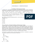 Questões Fisica ENEM MU-MUV