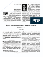 Optical Fiber Communication-The State of The Art: A Native of Xi, Eta Kappa