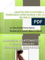 Adaptacion Anatomica y Fisiologica Del Embarazo