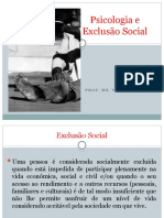 Psicologia e Exclusão Social