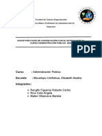 Casos Prácticos de Contratación Con El Estado para El Curso Administración Publica