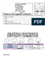 Examen 1 Er Grado 2 Do Trimestre 2020 MEX