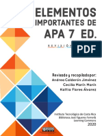 Elementos - Importantes - APA 7° (2020) PDF