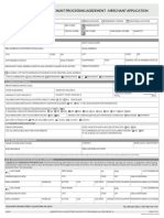 Merchant Processing Agreement - Merchant Application