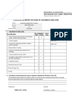 CAGSING ES YEAR END REPORT CAR AND CICL Child Protection