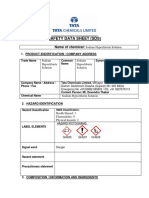 Sodium Hypochlorite Solution-SDS