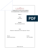 Surgimento e Implementação Da Ética Empresarial - Resumo