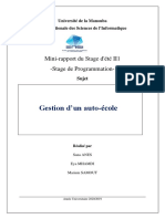 Rapport de Stage