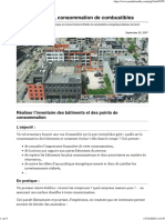 Tableau de Bord, Consommation de Combustibles PDF