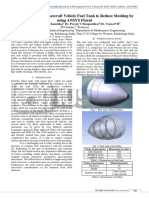 CFD Analysis of Spacecraft Vehicle Fuel Tank To Reduce Sloshing by Using ANSYS Fluent