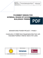 Pavement Design For Internal Roads of Accommodation Buildings' Premises