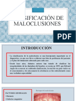 CLASIFICACIÓN DE MALOCLUSIONES Con Preguntas