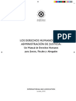 Manual de Derechos Humanos para Jueces, Fiscales y Abogados I