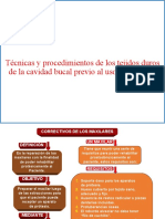 Técnicas y Procedimientos de Los Tejidos Duros de La Cavidad Bucal Previo Al Uso de Prótesis