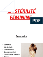 La Stérilité Féminine