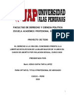 Facultad de Derecho Y Ciencia Politica