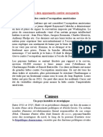 Réaction Des Opposants Contre Occupants