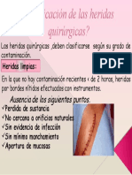 Clasificación de Las Heridas Quirúrgicas