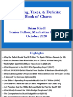 Spending, Taxes, & Deficits: A Book of Charts: Brian Riedl Senior Fellow, Manhattan Institute October 2020