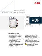 Installation and Service Instructions 12-40.5 KV - 630-3600 A - 16-50 Ka