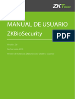 ZKBioSecurity Manual de Usuario PDF