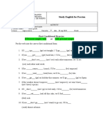 First Conditional Exercise If Present Simple, Will or Will, Present Simple