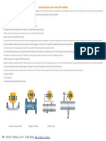 In Line Ultrasonic Water Meter