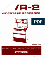 Ampex AVR 2 Manual 1974