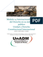 Módulo 14 Internacionalización Del Derecho en Su Ámbito Público Unidad 2 Derecho Constitucional Internacional