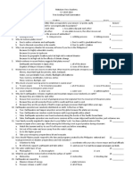 Science 10 Final Examination