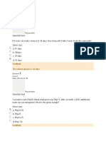 Feedback The Correct Answer Is: 42 Days: Correct Mark 1.00 Out of 1.00