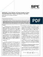 SPE 17306 Modification of The Cullender and Smith Equation For More Accurate Bottomhole Pressure Calculations in Gas Wells