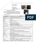 2MP WIFI TF H.265 Camera Module: Feature