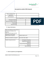 Cmmi V2.0 Input For Proposal - V 6.0