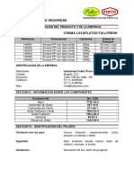 Hoja de Seguridad Crema Lavaplatos PDF