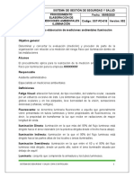 2.2.1.1 Procedimiento para Elaboración de Mediciones Ambientales Iluminación