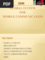 Global System FOR Mobile Communication